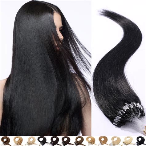 Sego Real Remy Human Hair Extensions Thick Micro Loop With