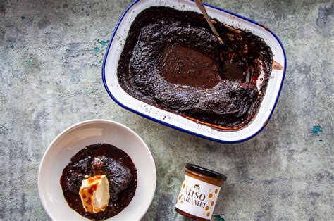 Recipe Chocolate Miso Self Saucing Pudding The Essential Ingredient