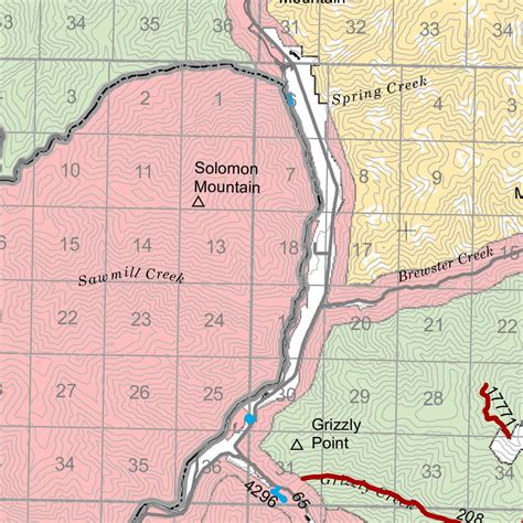 Lolo Nf Osvum Missoula Rd Map By Us Forest Service R1 Avenza Maps