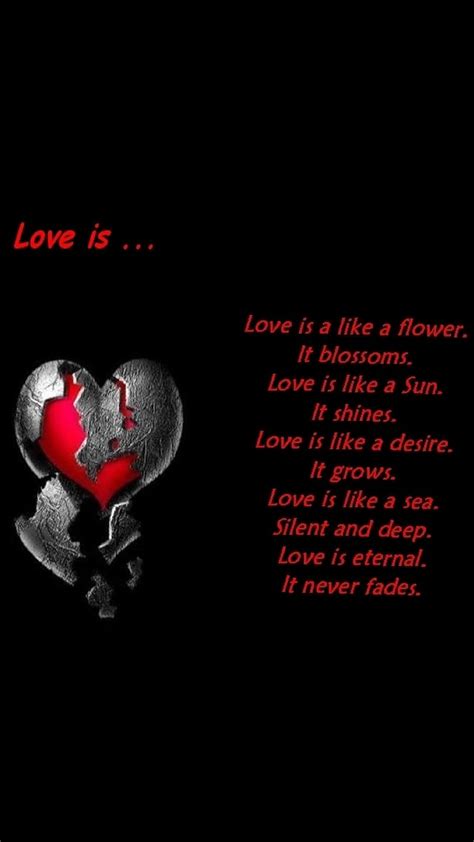 Love Poem Hd Phone Wallpaper Peakpx