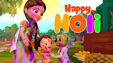 Holi Songs for Kids: Best Children Hindi Holi Song 'Rangbirangi Holi' - Kids Holi Song In Hindi ...