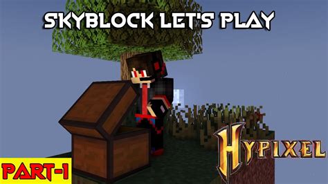 Skyblock Let S Play Series Hypixel Skyblock Part 1 Red Sky