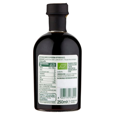 Aceto Balsamico Modena Igp Biologico Ml Conad Conad