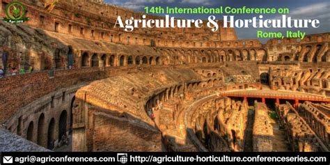 Rome 15th International Conference On Agriculture And Horticulture