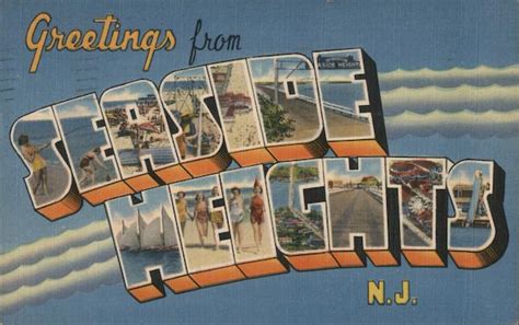 Greetings From Seaside Heights New Jersey Postcard