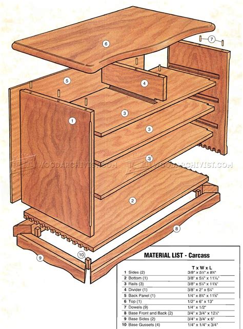 Heirloom Jewelry Box Plans • Woodarchivist