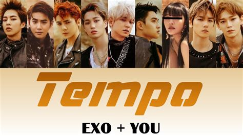 EXO You Tempo 9 Members Color Coded Lyrics Han Rom PT BR YouTube