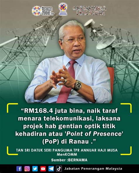 Rm Juta Bina Naik Taraf Menara Telekomunikasi Laksana Projek Hab