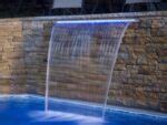 Cascada Laminar Con Led Locosporlaspiscinas