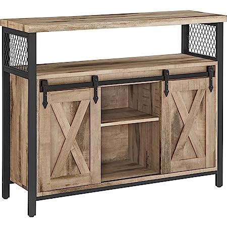 Vasagle Sideboard Storage Cabinet Freestanding Kitchen Cupboard With