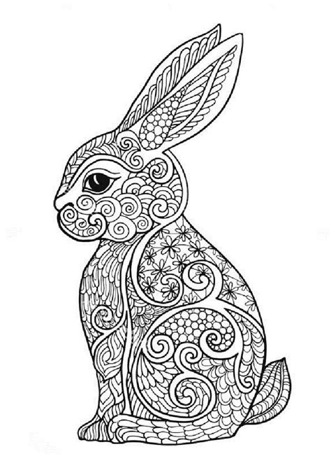 Localement Coloriage Mandala Lapin Photograph Idee De Coloriage