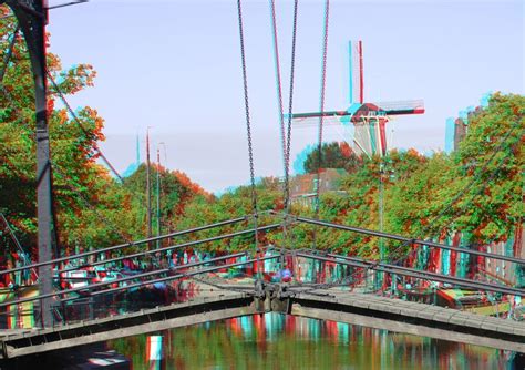 Korte Haven Schiedam 3D Anaglyph