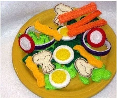 Felt Play Food Pretend Food Play Kitchen Food Play Food - Etsy