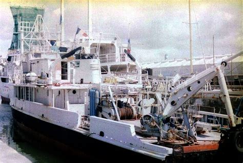 Jacques Yves Cousteau S Ship Calypso At La Rochelle Jacques