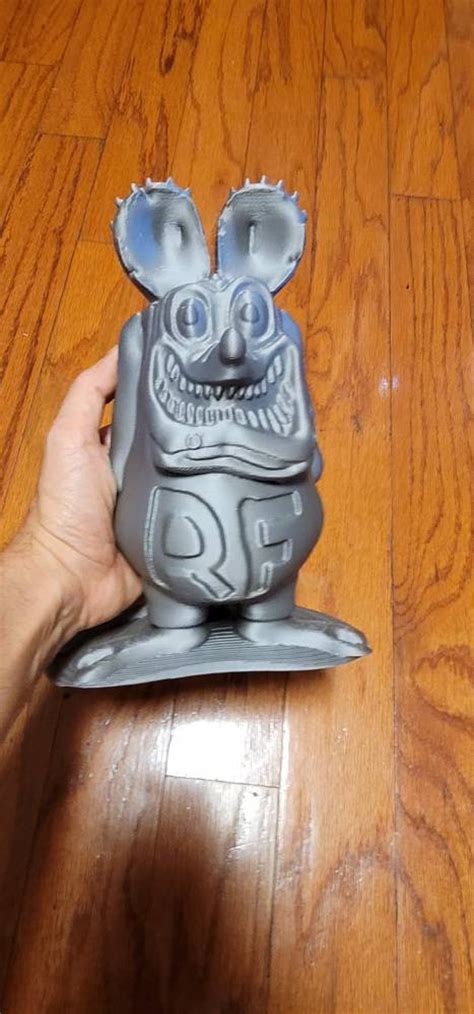 Rat Fink Model 3d Printed Replica Etsy Uk