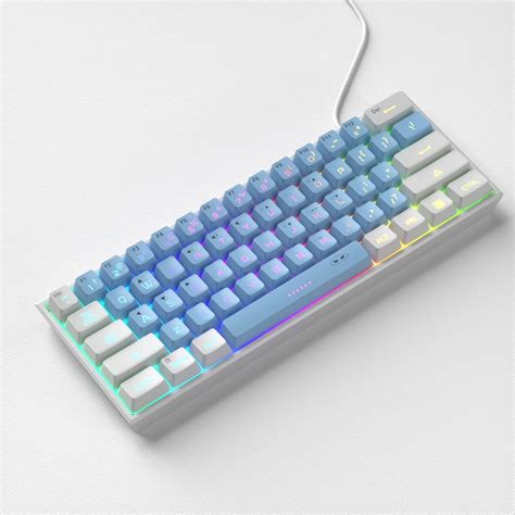 Buy MageGee Mini 60 Gaming Keyboard Rgb Backlit 61 Key Ultra Compact