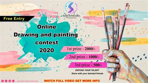 subiArtstudio Online Drawing Contest – Kids Contests