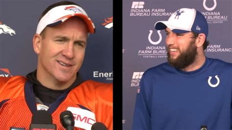 Andrew Luck And Peyton Manning Talk About Each Other