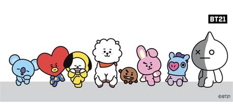 Bt21のキャラクター紹介と名前の読み方・グッズ情報 【btsメンバーがデザイン】 Bts123 【防弾少年団情報サイト】