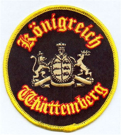 Königreich Württemberg Furchtlos Treu Aufnäher Patch Oval Nr 1 Neu eBay