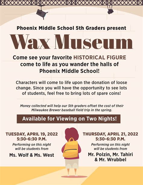 Youre Invited April 19th And April 21st Phoenix Middle School 5 8