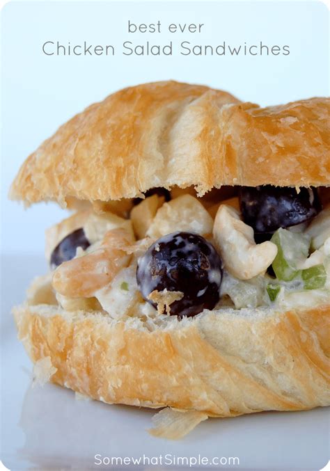 Best Ever Chicken Salad Sandwiches - Somewhat Simple