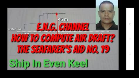 How To Compute Ship Air Draft Youtube