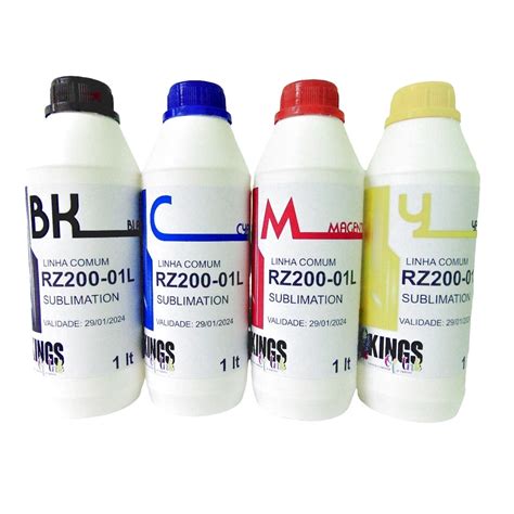 Kit Cores Tinta P Epson Sublimatica Kings Of Ink X Ml Original