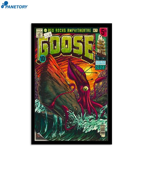 Goose October 5 2023 Red Rocks Amphitheatre Morrison Co Poster 2024