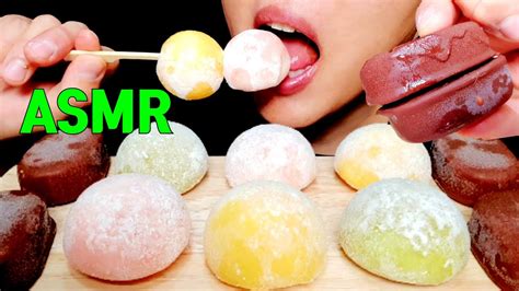 Asmr Bubbles Rice Cake Ice Cream Chocolate Ice Cream 초콜릿 아이스크림 찹쌀떡