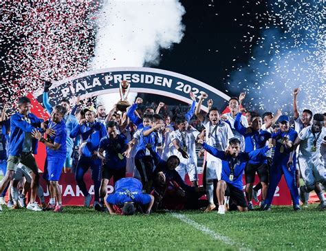 Arema FC Sabet Gelar Juara Piala Presiden 2022 Ini Kunci Kesuksesannya