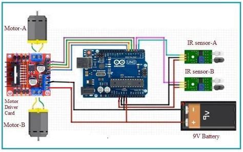 line follower circuit diagram - Circuit Diagram