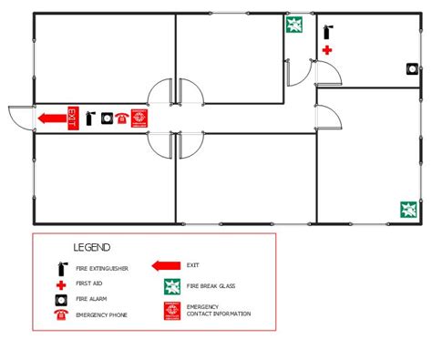 Emergency Plan | How to Draw a Fire Evacuation Plan for Your Office ...