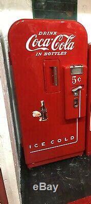 Original S Antique Coke Machine Coca Cola Restored Coin Op Vending