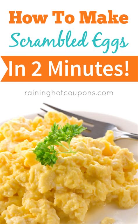 How To Make Scrambled Eggs In 2 Minutes Scrambled Eggs Easy