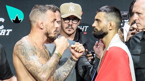 Ufc Paris Benoit Saint Denis Vs Renato Moicano Ultime Face Face