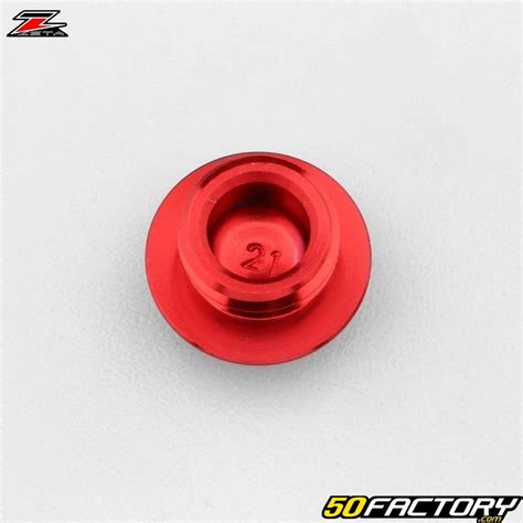 Bouchon De Remplissage D Huile Honda CR 250 450 Zeta Rouge