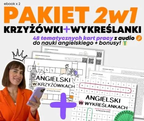 Angielski w Krzyżówkach i Wykreślankach wciągająca nauka Angielski