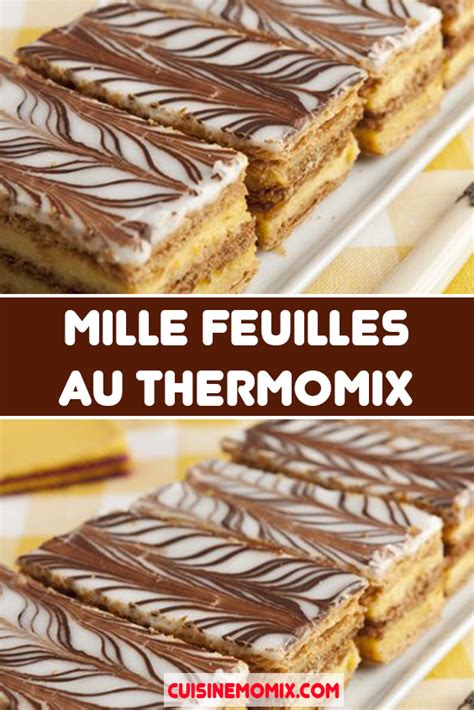 Mille Feuilles Au Thermomix Recette Thermomix Dessert Recette Yaourt