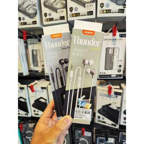 Moxom Mx Ep Mm Wired Thunder Earphone Shopee Malaysia