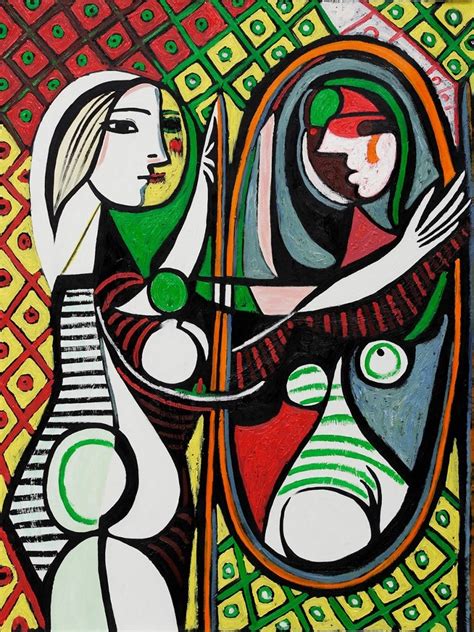 Girl Before A Mirror By Pablo Picasso