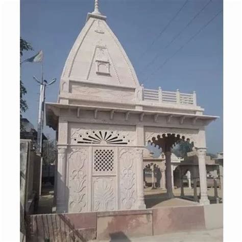 Pink Sand Stone Temple X Shape Flowe Shape At Rs In Dausa