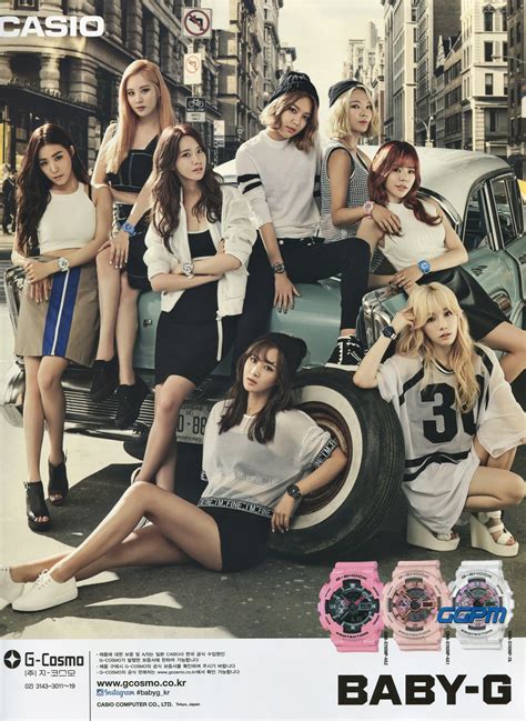 Snsd Casio Baby G Fw Ads Ceci September Hq Scan By Ggpm