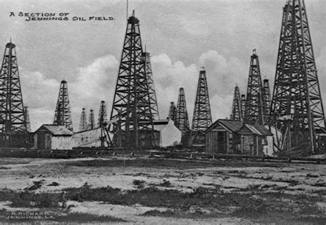 Jennings Oil Field Photograph Wisconsin Historical Society