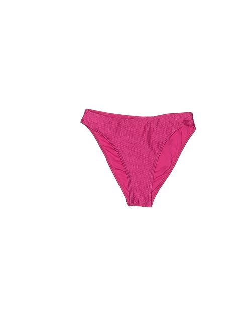 Xhilaration Solid Pink Swimsuit Bottoms Size M 38 Off Thredup