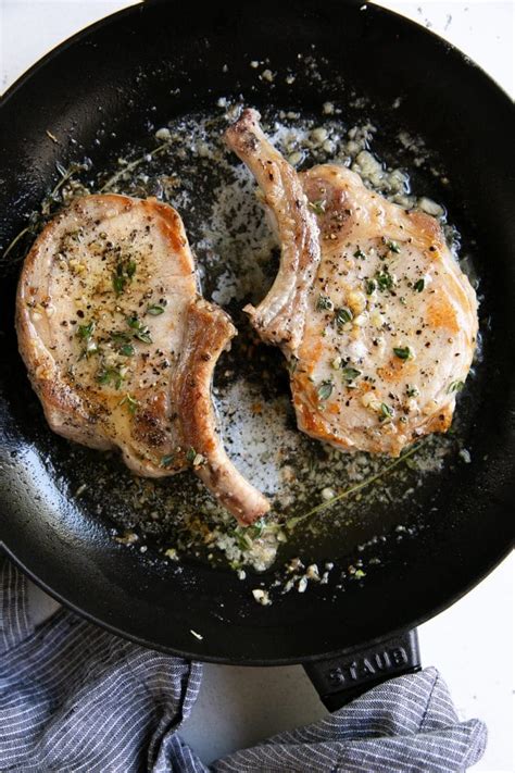 Garlic Butter Pork Chop Recipe (Ready in Just 15 Minutes!) - The Forked ...