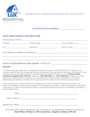 Fillable Online Lux Registration Number Fax Email Print Pdffiller