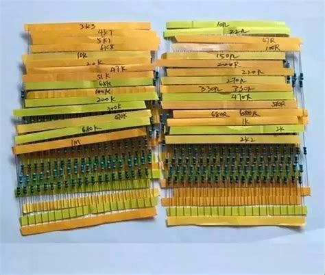 Kit Resistores 600 Peças 1 4w 1 30 Valores Arduino Shopee Brasil