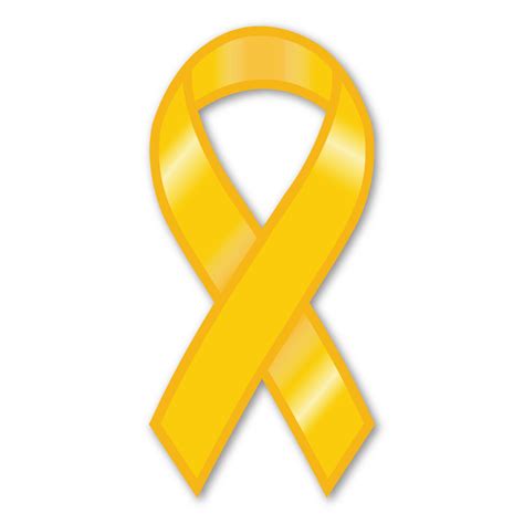 Plain Yellow Ribbon Magnet Magnet America