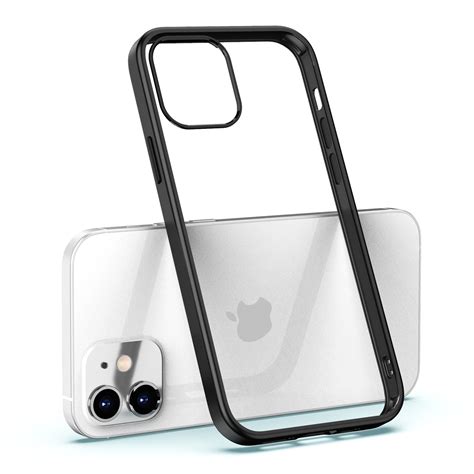 Iyupp Bumper H Lle Case Sto Fest F R Iphone Schwarz X Transparent